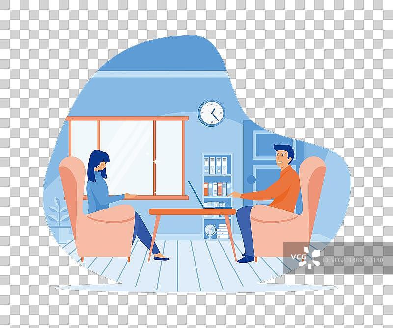 面试人力资源经理办公室工作图片素材