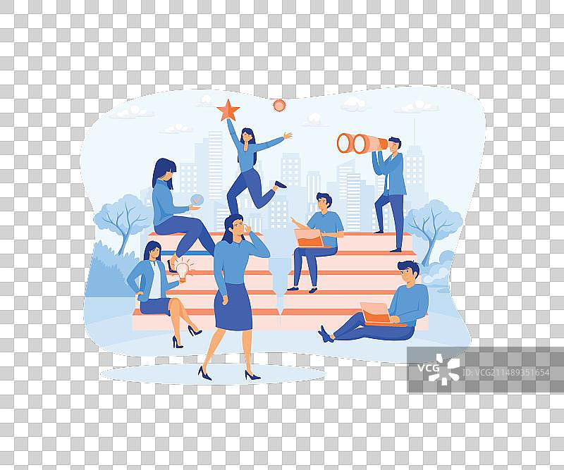 自我成长和个人发展图片素材