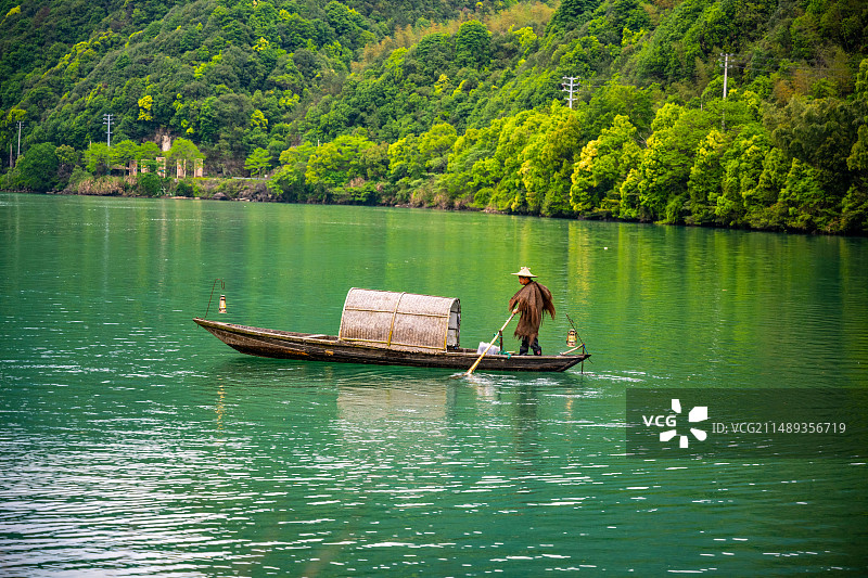 223.4.19浙江衢州衢江区湖南镇岩顶村乌溪江图片素材