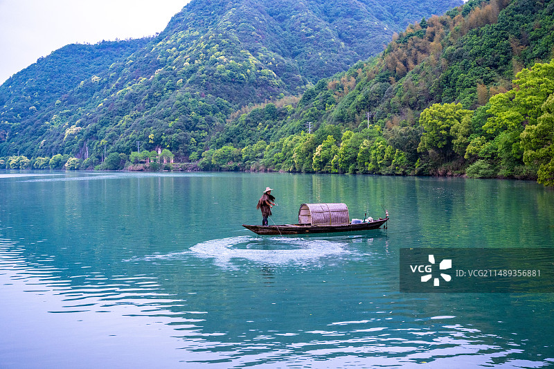 223.4.19浙江衢州衢江区湖南镇岩顶村乌溪江图片素材