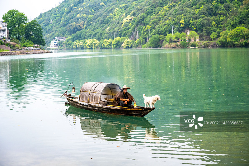223.4.19浙江衢州衢江区湖南镇岩顶村乌溪江图片素材