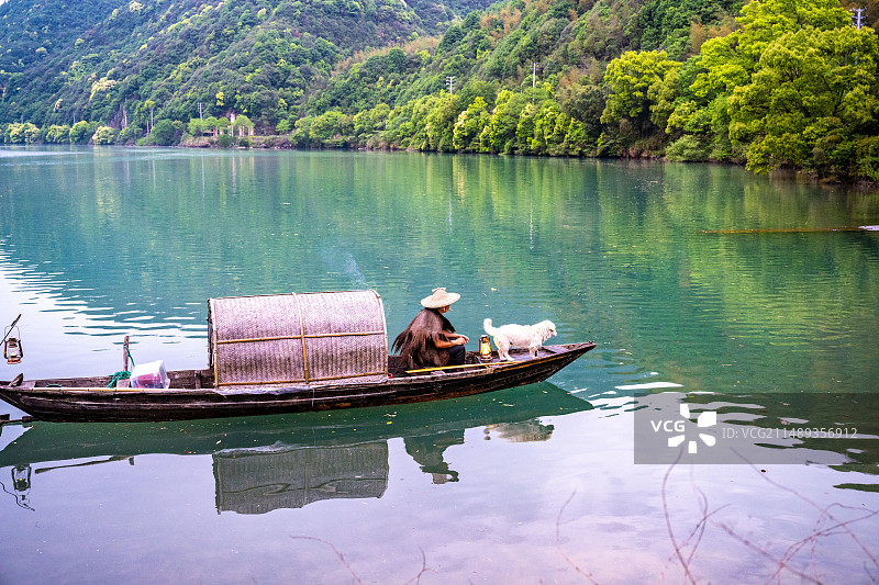 223.4.19浙江衢州衢江区湖南镇岩顶村乌溪江图片素材