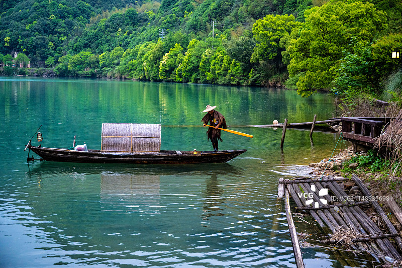 223.4.19浙江衢州衢江区湖南镇岩顶村乌溪江图片素材