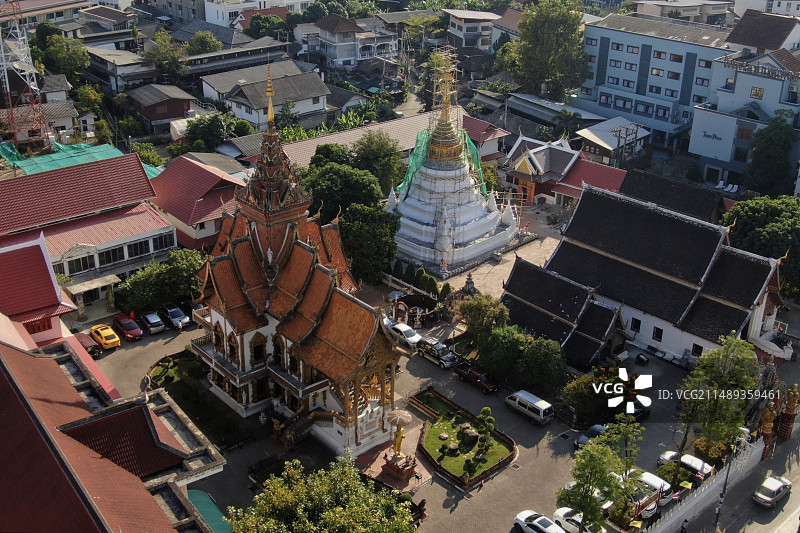 清迈布帕兰寺 泰囧庙图片素材