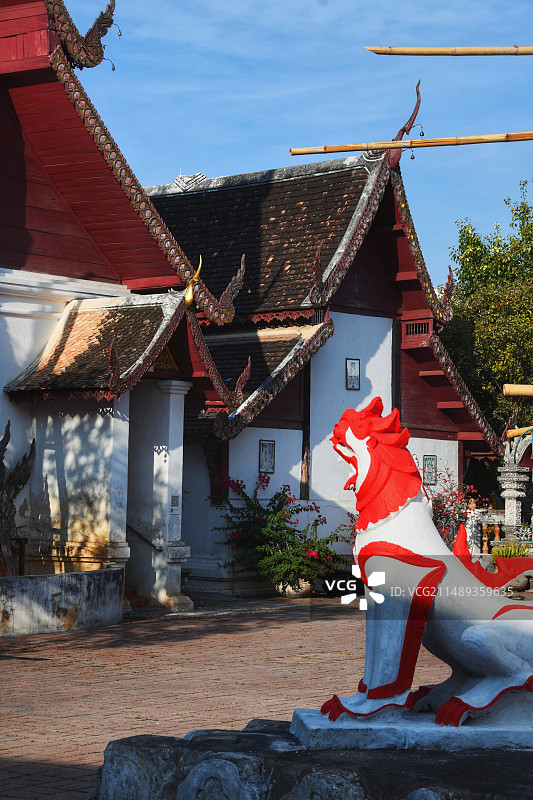 清迈布帕兰寺 泰囧庙图片素材