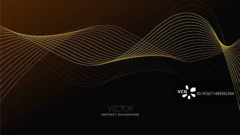 闪耀的动态光波图片素材