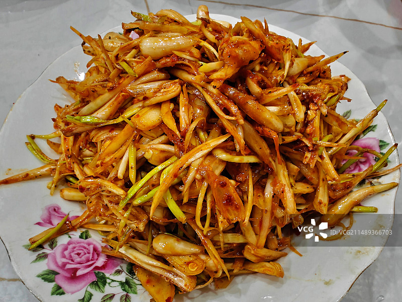 涼拌藠頭图片素材