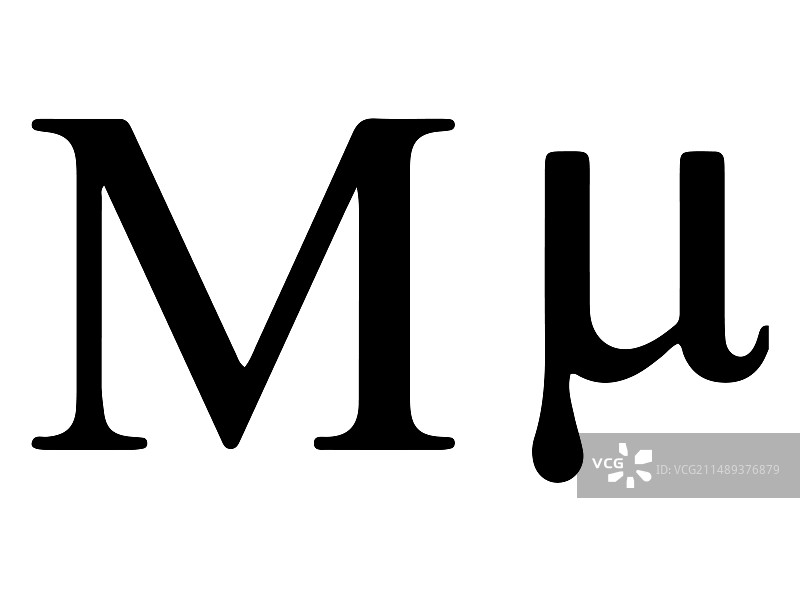 希腊字母剪影艺术图片素材