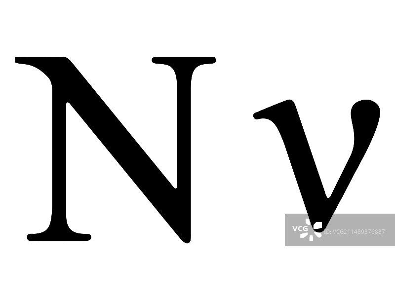 希腊字母剪影艺术图片素材