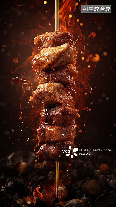 【AI数字艺术】AI摄影炸串图片素材