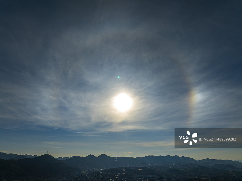 日晕图片素材