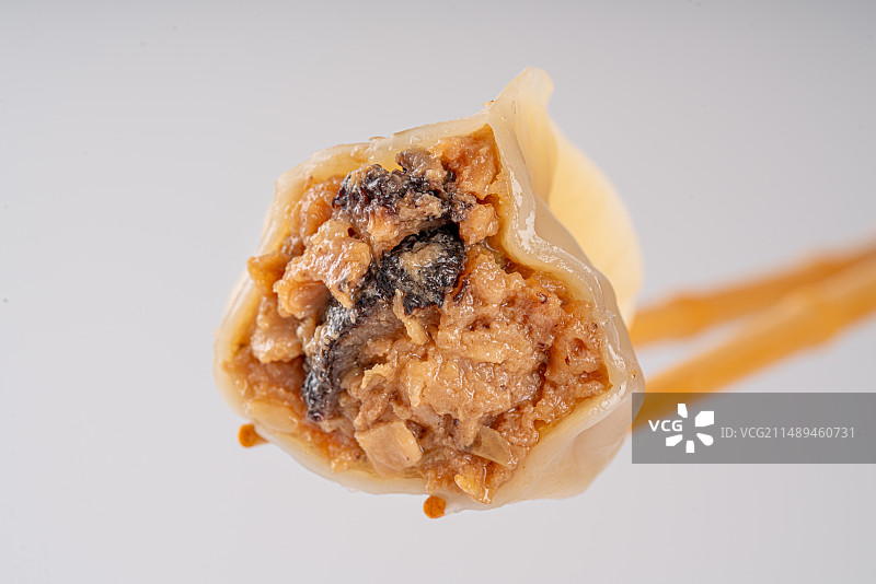 美味的海鲜蒸饺图片素材