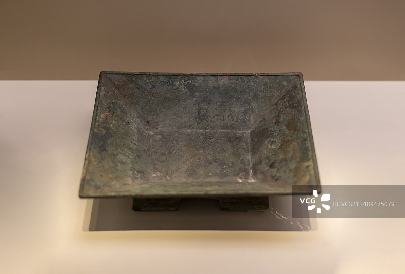 薛子仲安青铜簠 春秋 薛 1973年山东滕州市出土 中国国家博物馆图片素材