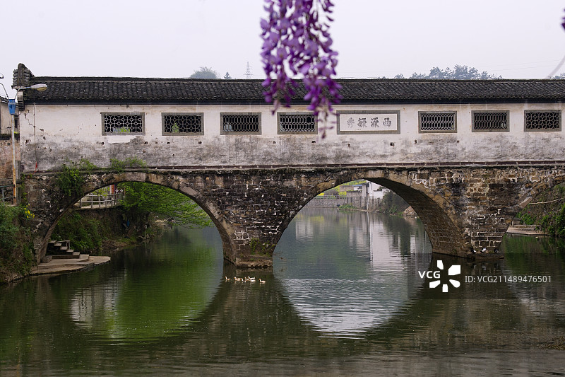 安徽风雨廊桥图片素材