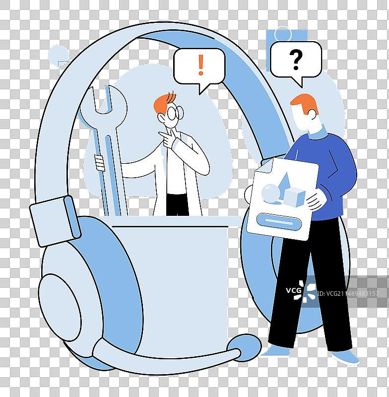 支持服务技术发挥重要作用图片素材