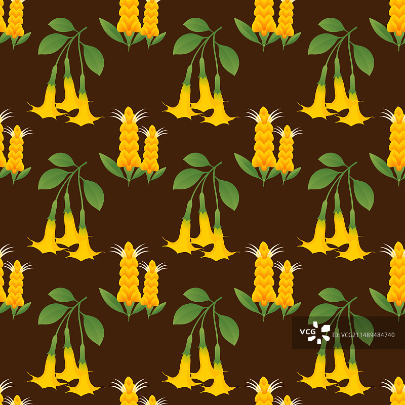 免费水彩夏季图案设计图片素材