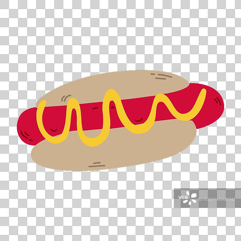 热狗快餐外卖图片素材