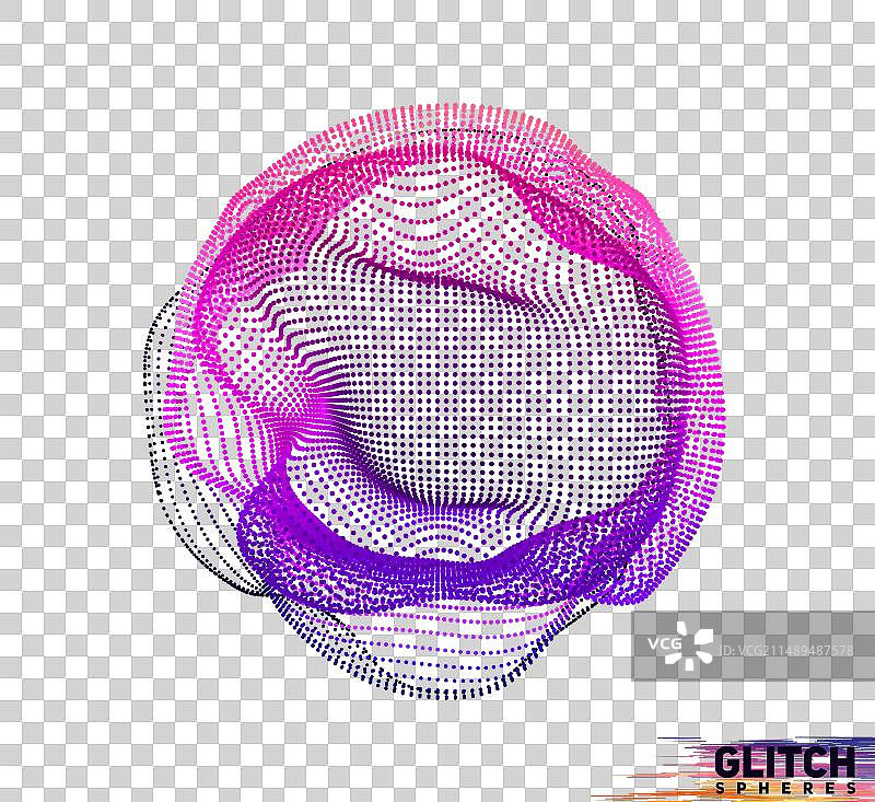 紫色点状球体抽象背景图片素材