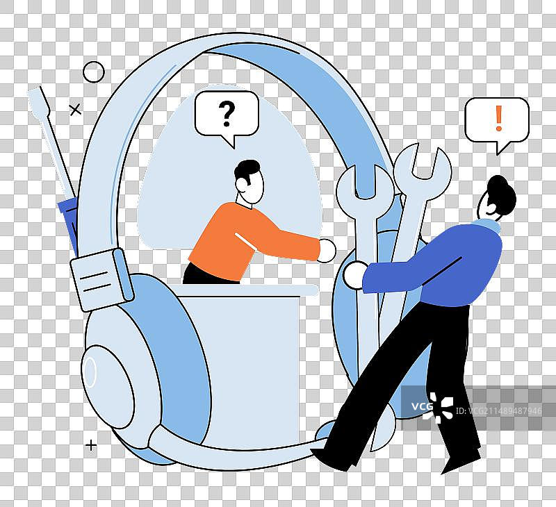 支持服务隐喻图片素材