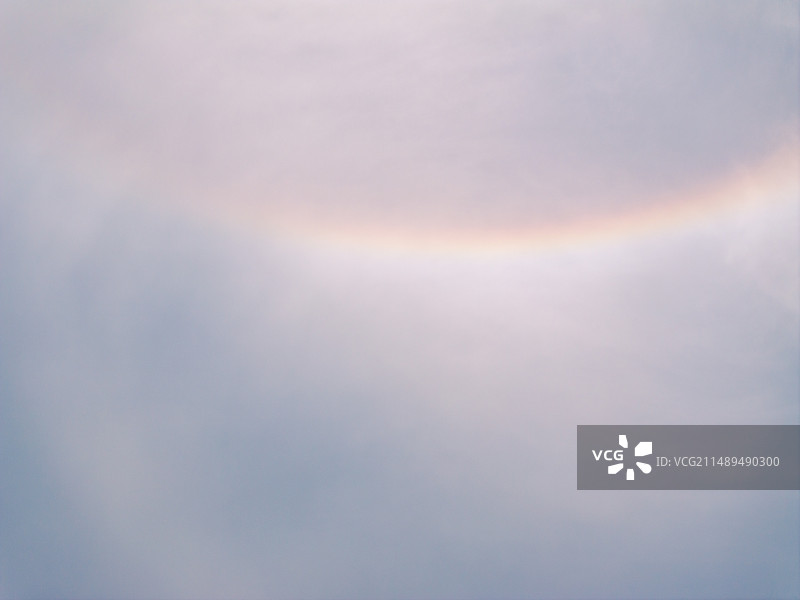 日晕、圆虹与天空图片素材