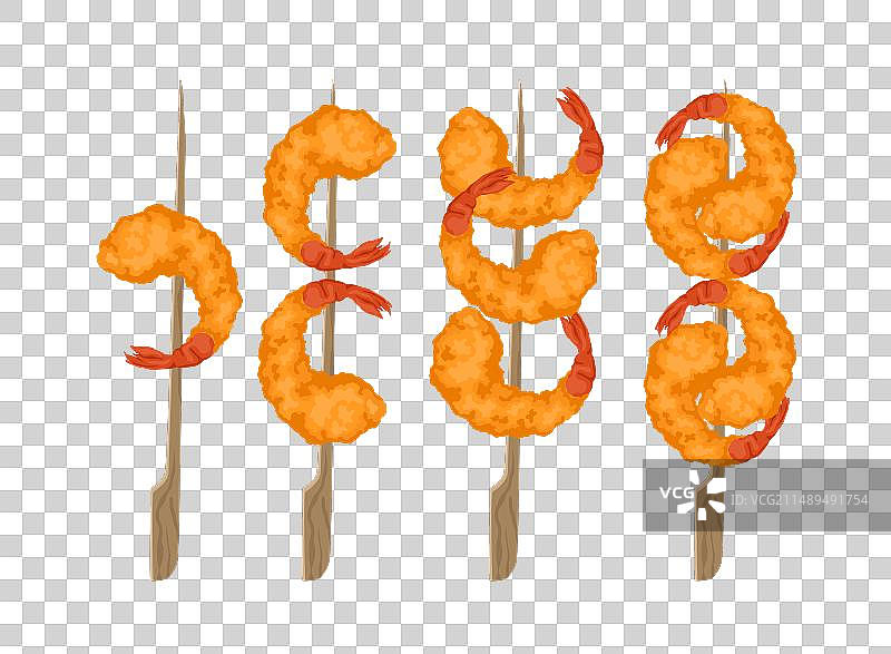 天妇罗炸虾图片素材