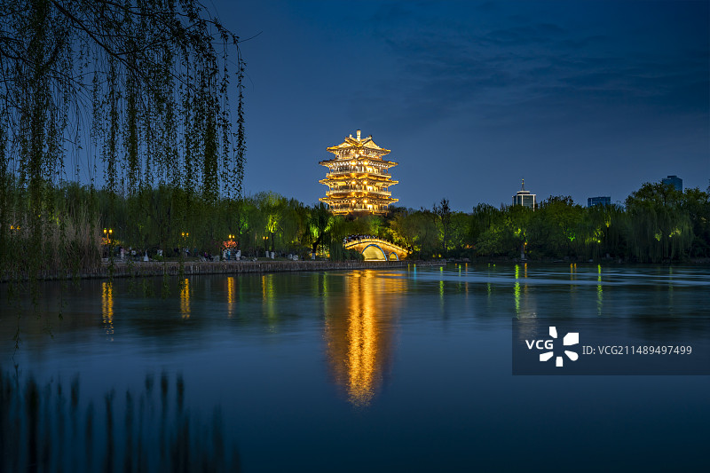 大明湖图片素材