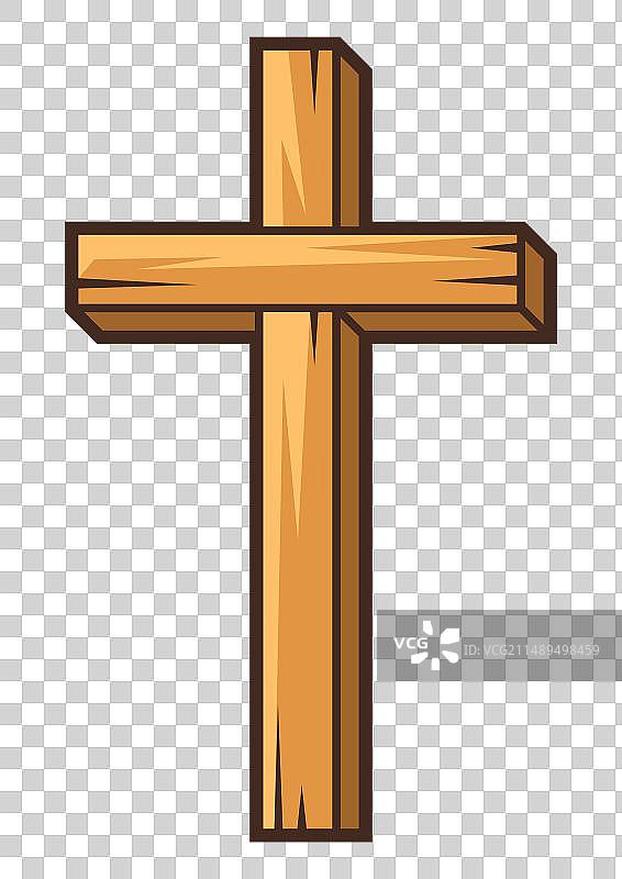 基督教木制十字架复活节快乐图片图片素材