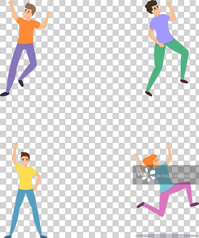 多动症图标卡通集图片素材