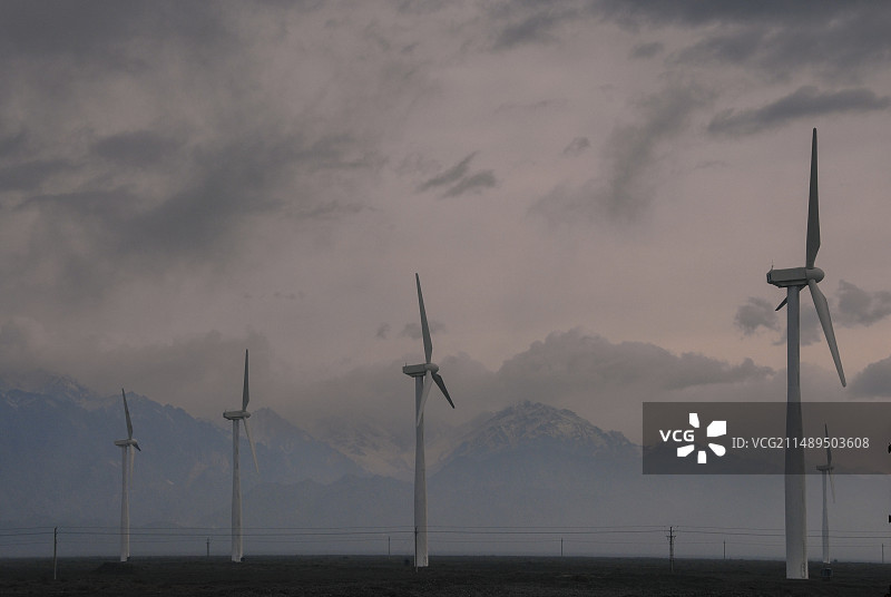 达坂城风景区，达坂城风力发电厂图片素材