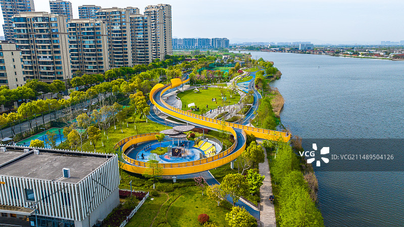 宁波湾头万象体育公园图片素材