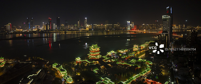 江西南昌滕王阁航拍图片素材