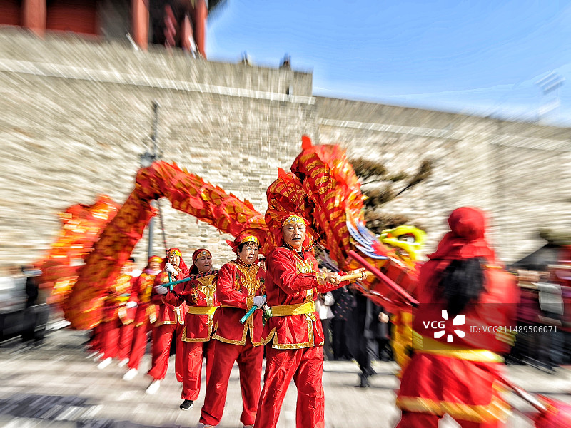节日期间·龙飞凤舞图片素材