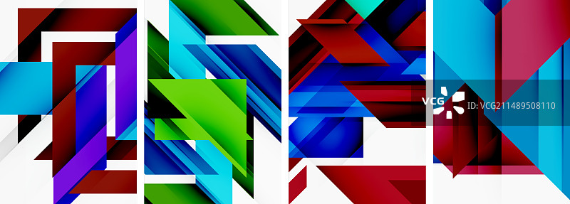 三角形海报抽象背景图片素材