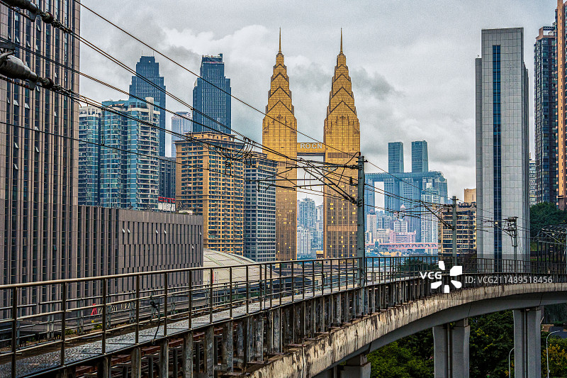 重庆海棠溪轻轨地铁站图片素材