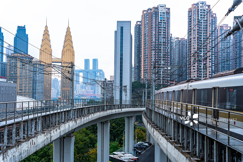 重庆海棠溪轻轨地铁站图片素材