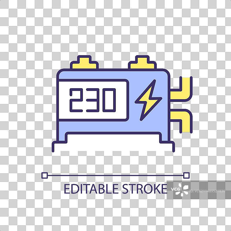 稳压器RGB颜色图标图片素材