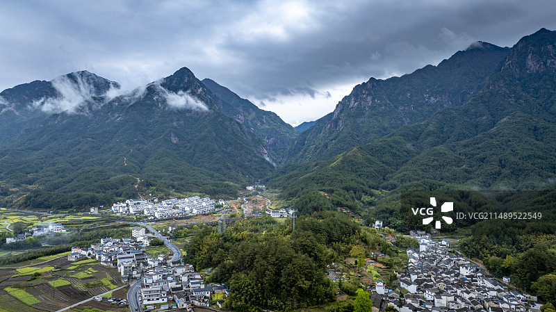 安徽绩溪徽杭古道入口江南第一关图片素材