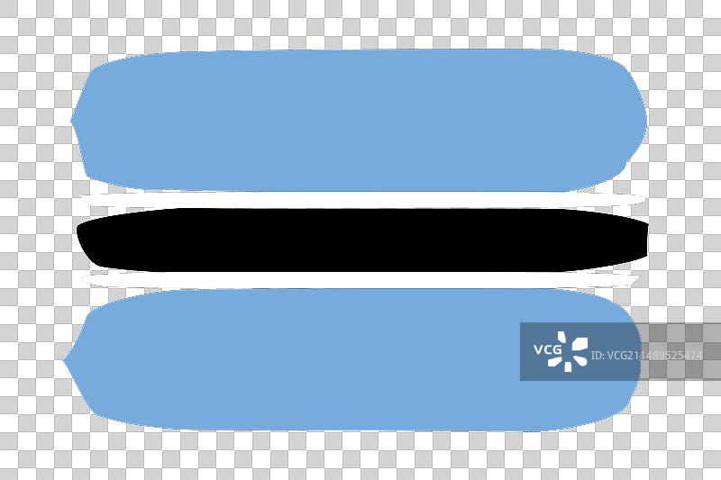 博茨瓦纳国旗彩绘图片素材