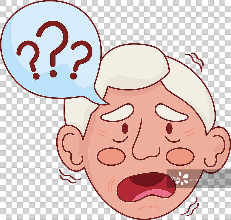 头部帕金森震颤图片素材