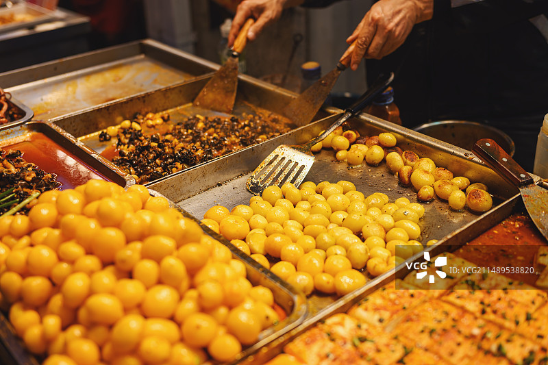 武汉户部巷夜市美味小吃图片素材