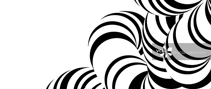抽象扭曲管状黑白背景图片素材