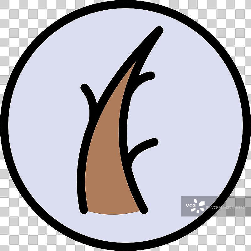 头发分叉彩色图标鳞片状毛鳞片图片素材