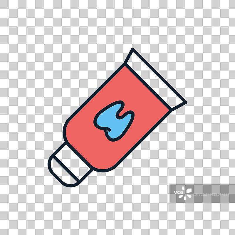 牙膏管图标图片素材