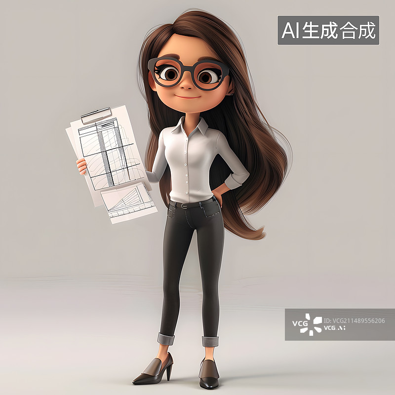 【AI数字艺术】老师拿着书本在授课图片素材