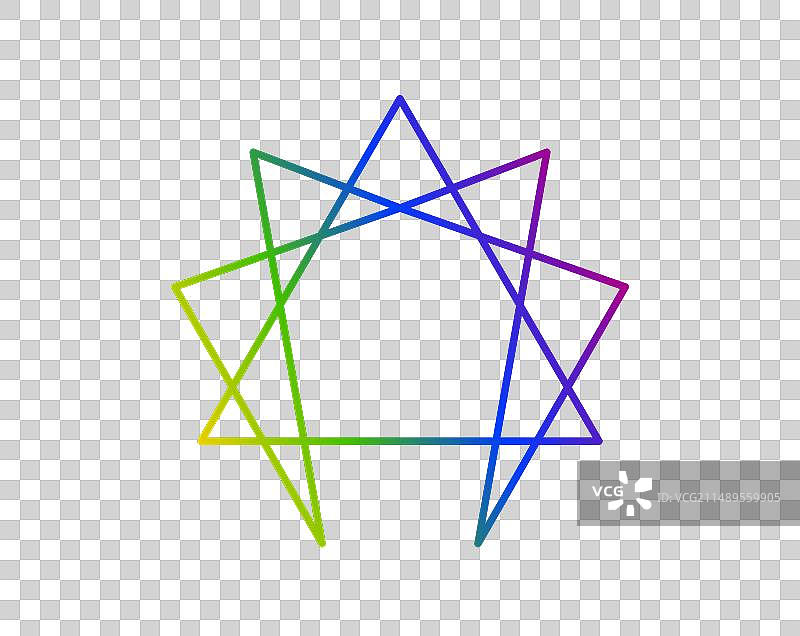 九型人格标志设计图片素材