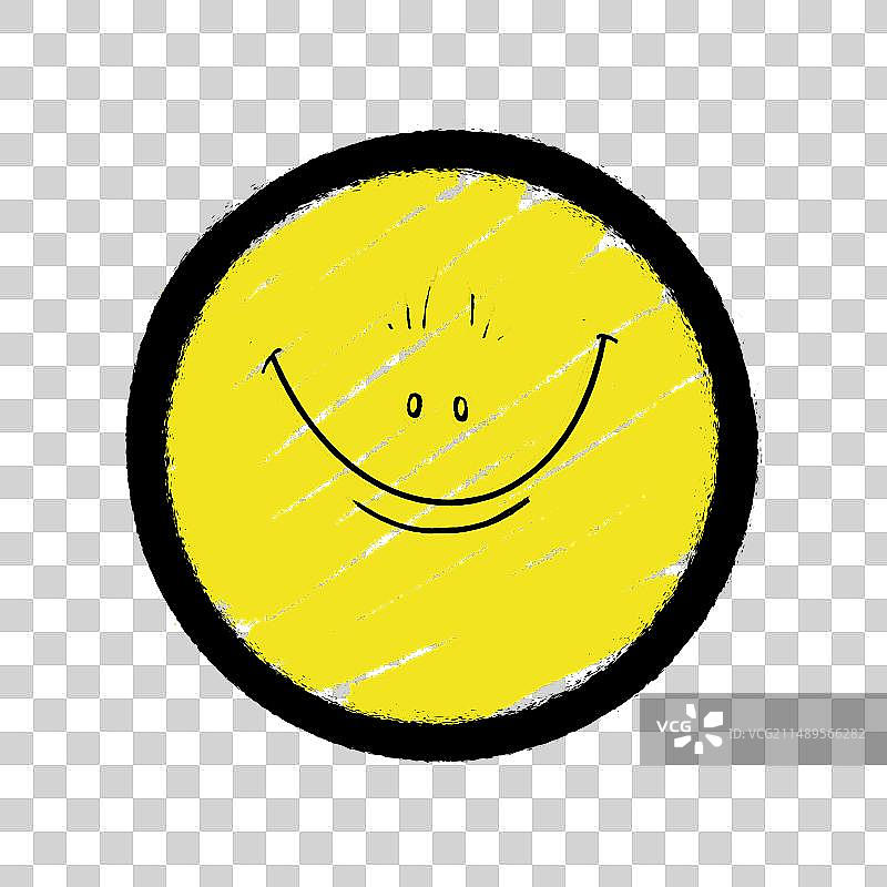 涂鸦：喷绘笑脸表情符号图片素材