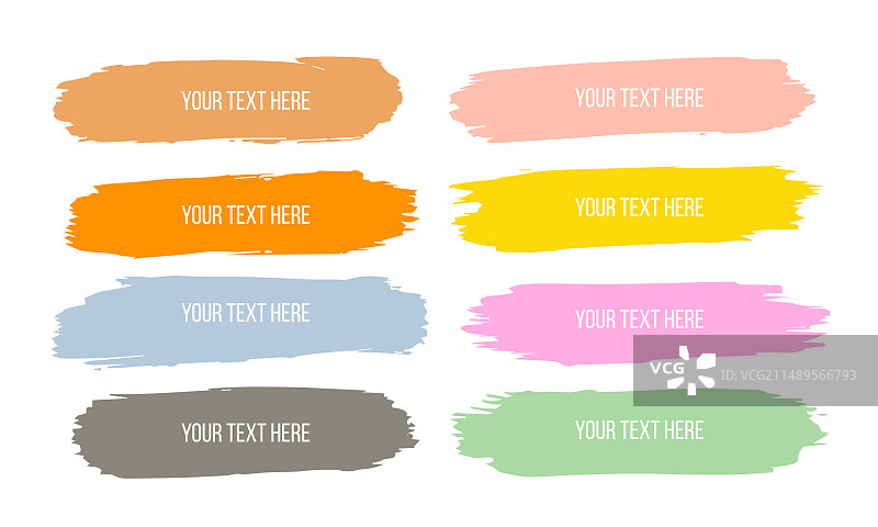 彩色荧光笔刷图片素材