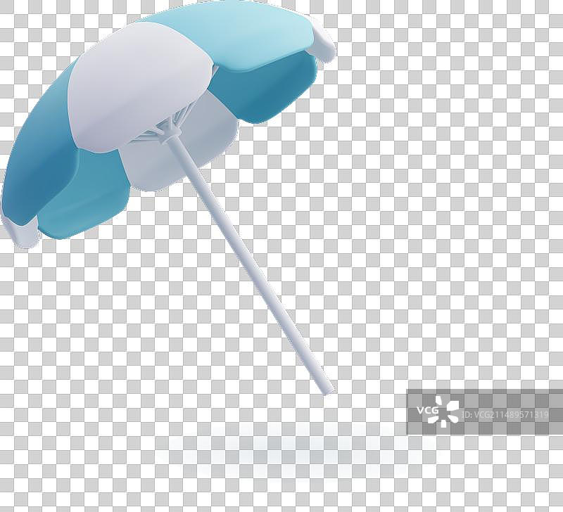 3D海滩遮阳伞旅行休闲图片素材