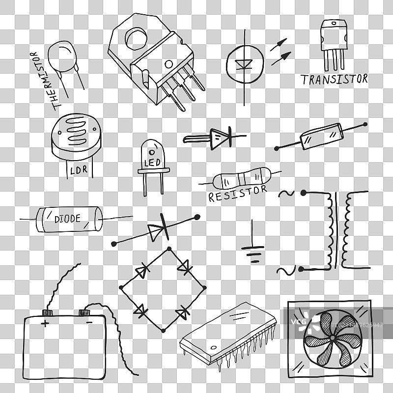 微电子电路细节合集图片素材