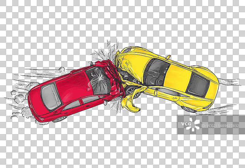 两辆汽车相撞图片素材